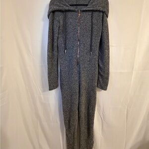 YITTY Gray Hooded Jumpsuit